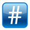 Keycap Number Sign emoji on Emojidex